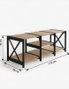 Hanah Home Soporte para TV Negro